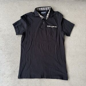 barbour men's corpatch cotton short sleeve polo shirt size M
